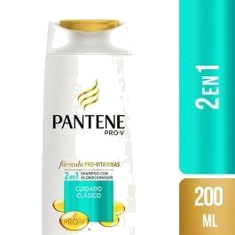 PANTENE SHAMPOO 2 EN 1 CUIDADO CLASICO X200ML