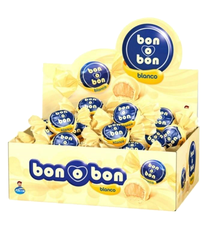 BOM. BON O BON ARCOR BLANCO X450G. (15G.)