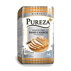 PUREZA HARINA PARA PAN CASERO 1KG