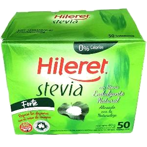 EDULC. HILERET ESTEVIA X 50 SOBOBRES