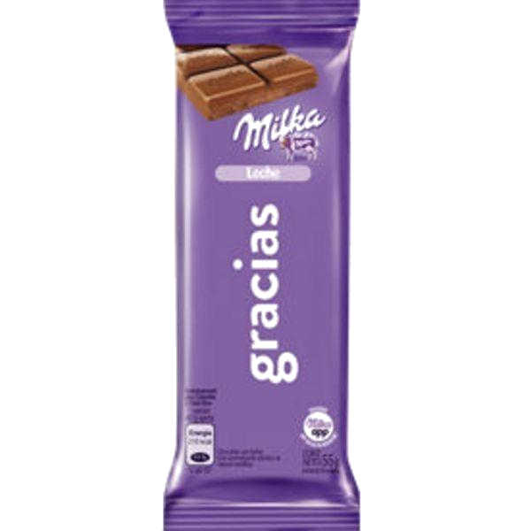 MILKA CHOCOLATE  LECHE TE QUIERO X 55 G 