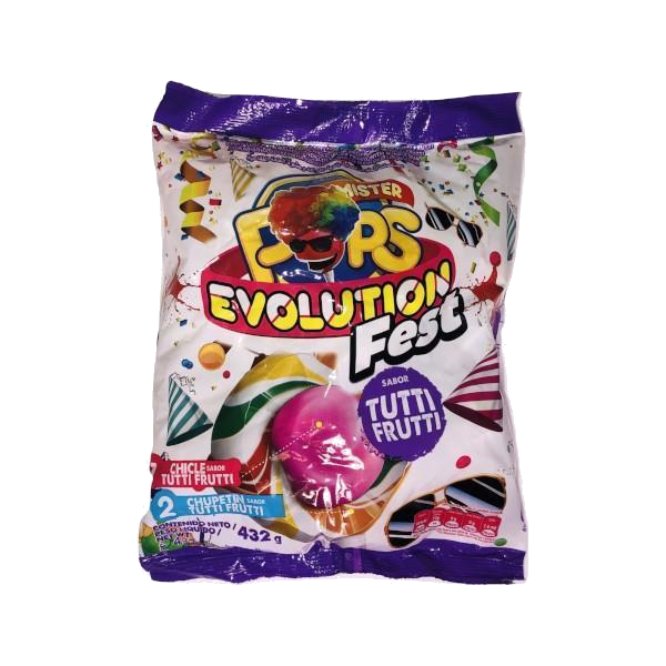 CHUPETIN ARCOR MR POPS EVO TUTTI FRUTTI 432GR