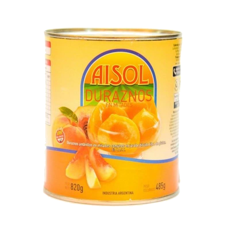 DURAZNOS EN MITADES AISOL X 420G