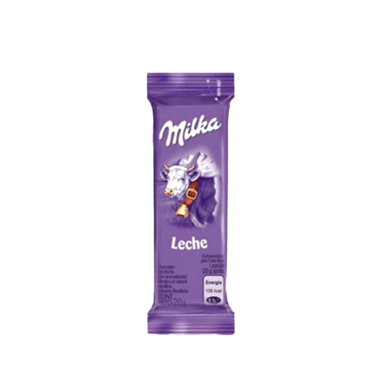 CHOCOLATE MILKA LECHE X 20G