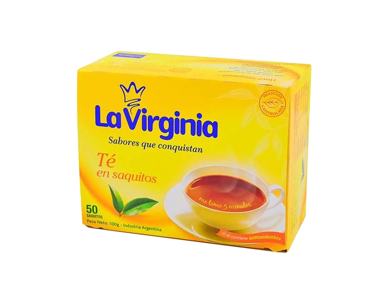 TE LA VIRGINIA NEGRO SAQUITO X 50 U