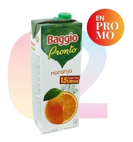JUGO BAGGIO PRONTO NARANJA X 1.5L