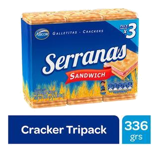 ARCOR CRACKERS SANDWICH X3