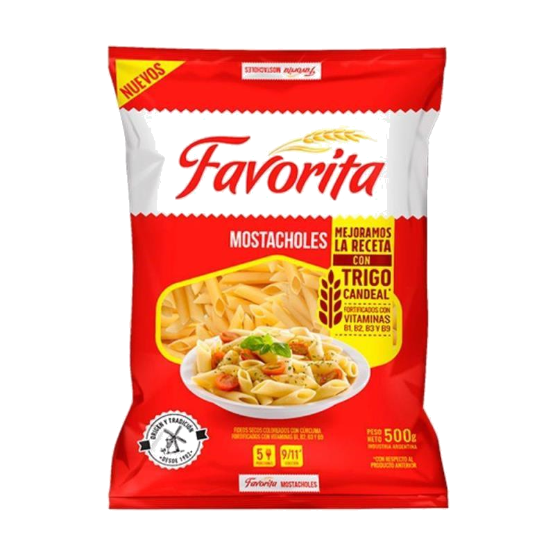 FIDEO FAVORITA MOSTACHOL RAYADO C/VIT.X500