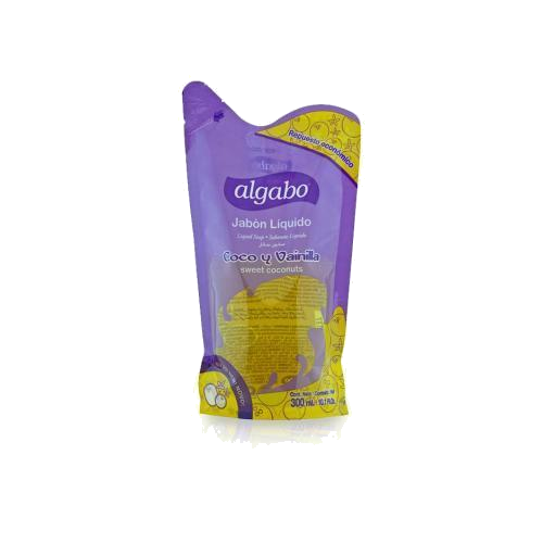 ALGABO JABON LIQ. COCO Y VAINILLA DOY PACK X 300 ML