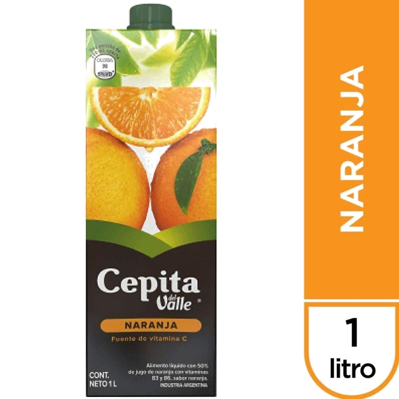JUGO CEPITA NARANJA X 1LTR 25% JUGO