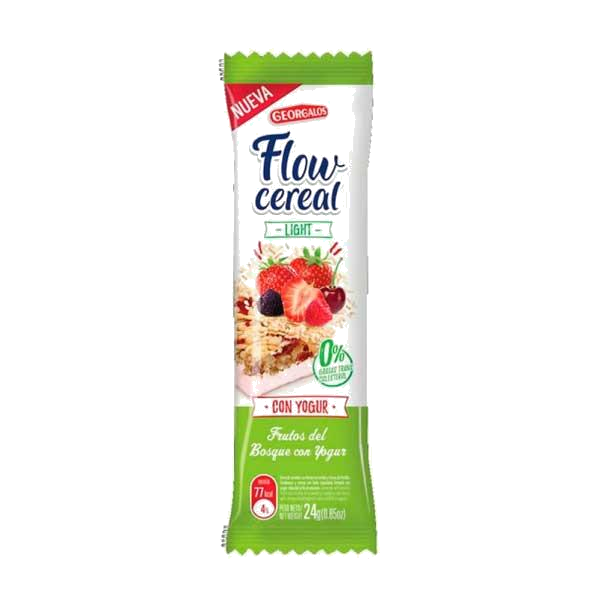 FLOW CEREAL EQUILIBRIO F/ROJOS C/YOGUR 24G
