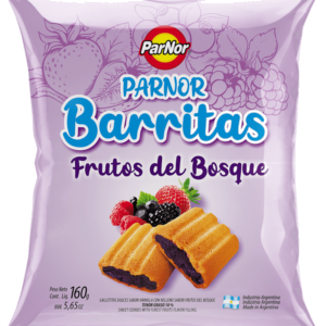 GALLETITA PARNOR BARRITA FRUTOS DEL BOSQUE X 160GRS