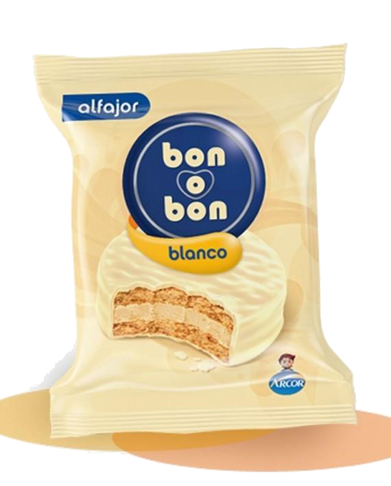 BON O BON ALFAJOR LECHE SIMPLE ARCOR X40GRS