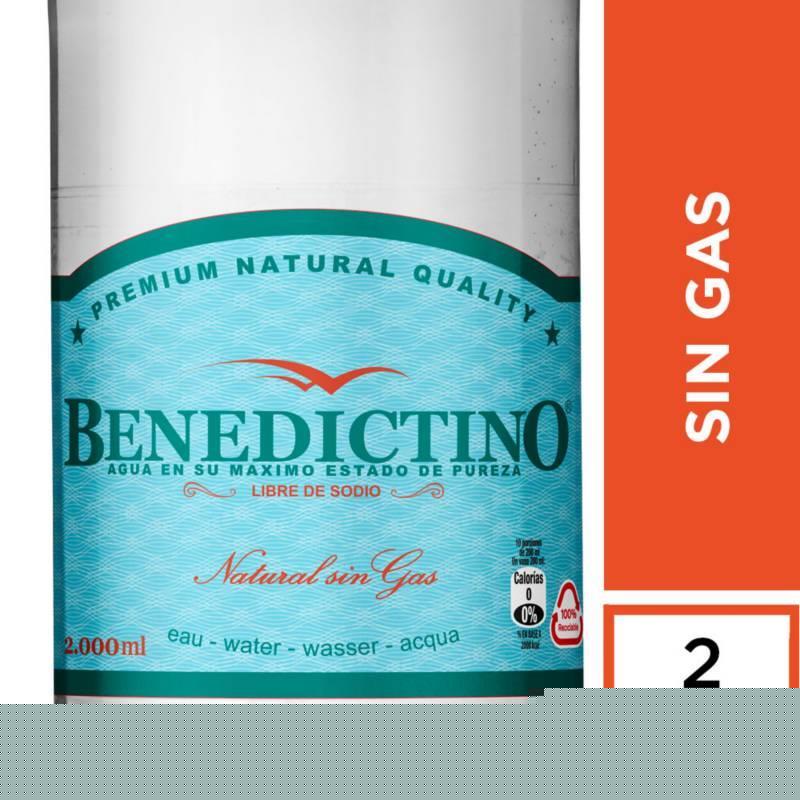 BENEDICTINO AGUA S/GAS X 2L