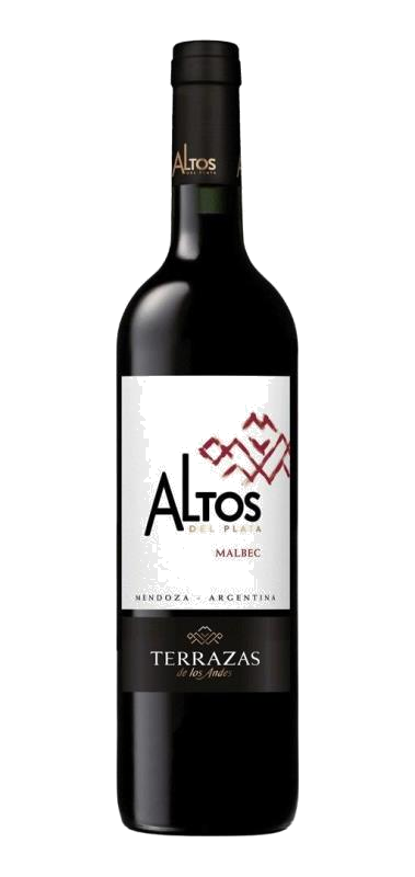 VINO TERRAZAS ALTOS DEL PLATA MALBEC X 750 ML