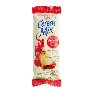 ARCOR CEREAL MIX BARRA RELLENA SABOR FRUTILLA X 32G