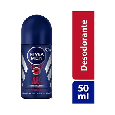 NIVEA DESODORANTE ROLL - ON DRY IMPACT MEN X 50 ML.
