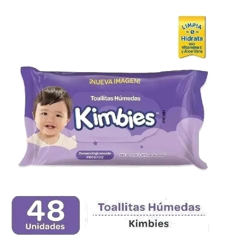 HUGGIES TOALLITAS HUMEDAS KIMBIES X48U