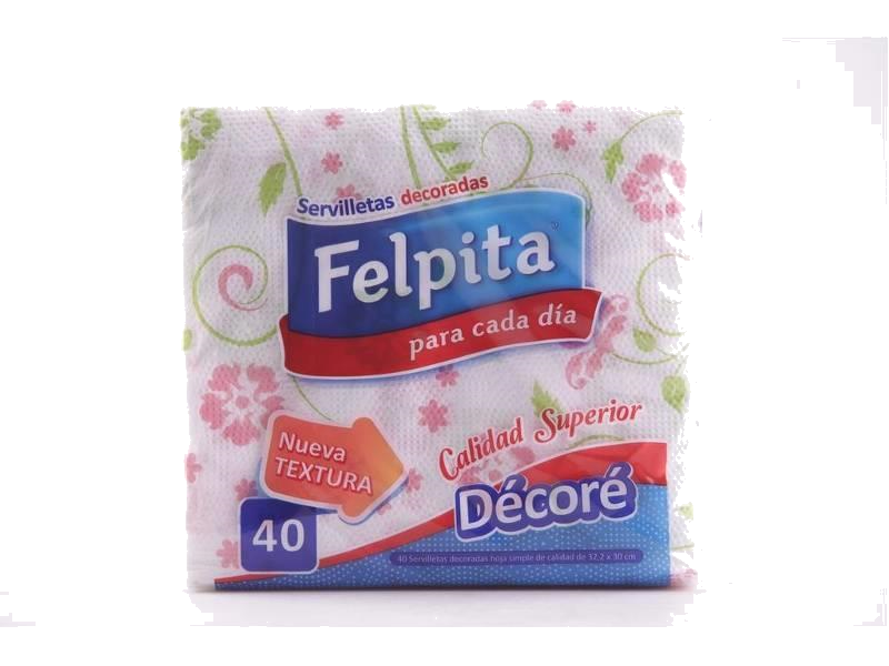 FELPITA SERVILLTA DECORE X40 UD
