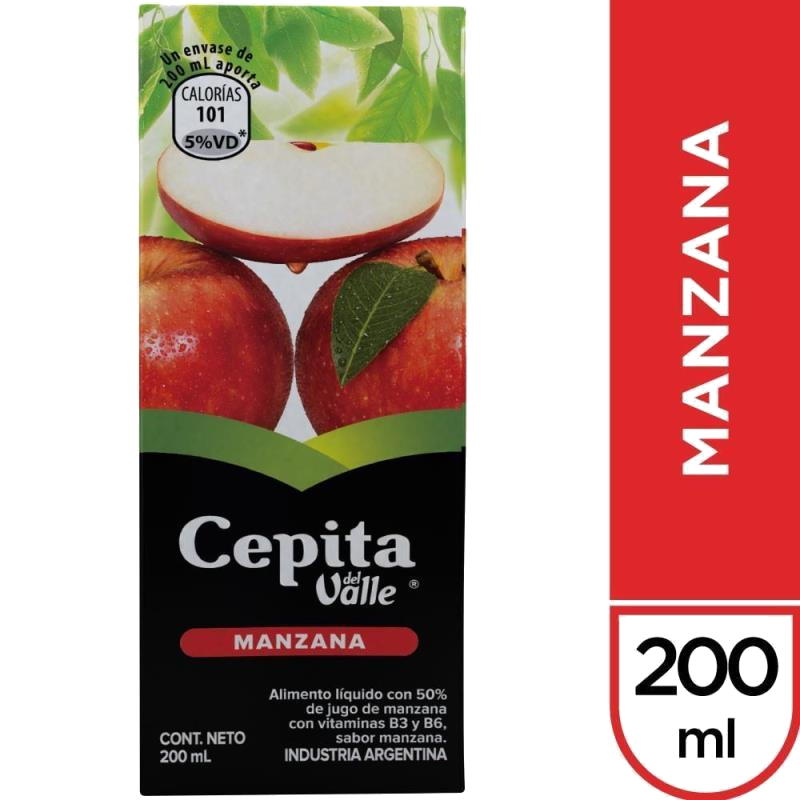 JUGO CEPITA MANZANA X200ML