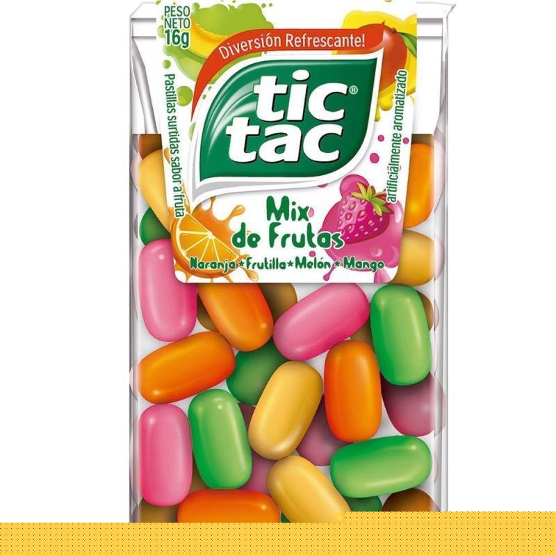CARAMELOS TIC TAC MIX FRUTAL X 16 GR.