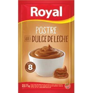 POSTRE ROYAL DULCE DE LECHE X 75GR