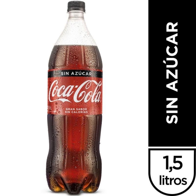 GAS COCA COLA SIN AZUCARES X 1.5LTR RET.