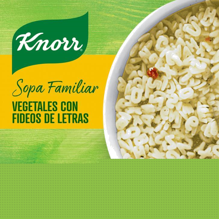  KNORR SOPA DE LETRAS VEG/ LETRAS 107.5 G 