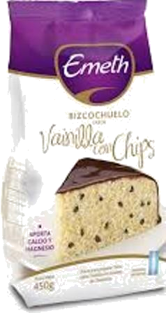 EMETH BIZCOCHUELO POUCH VAINILLA CHIPS X450GRS