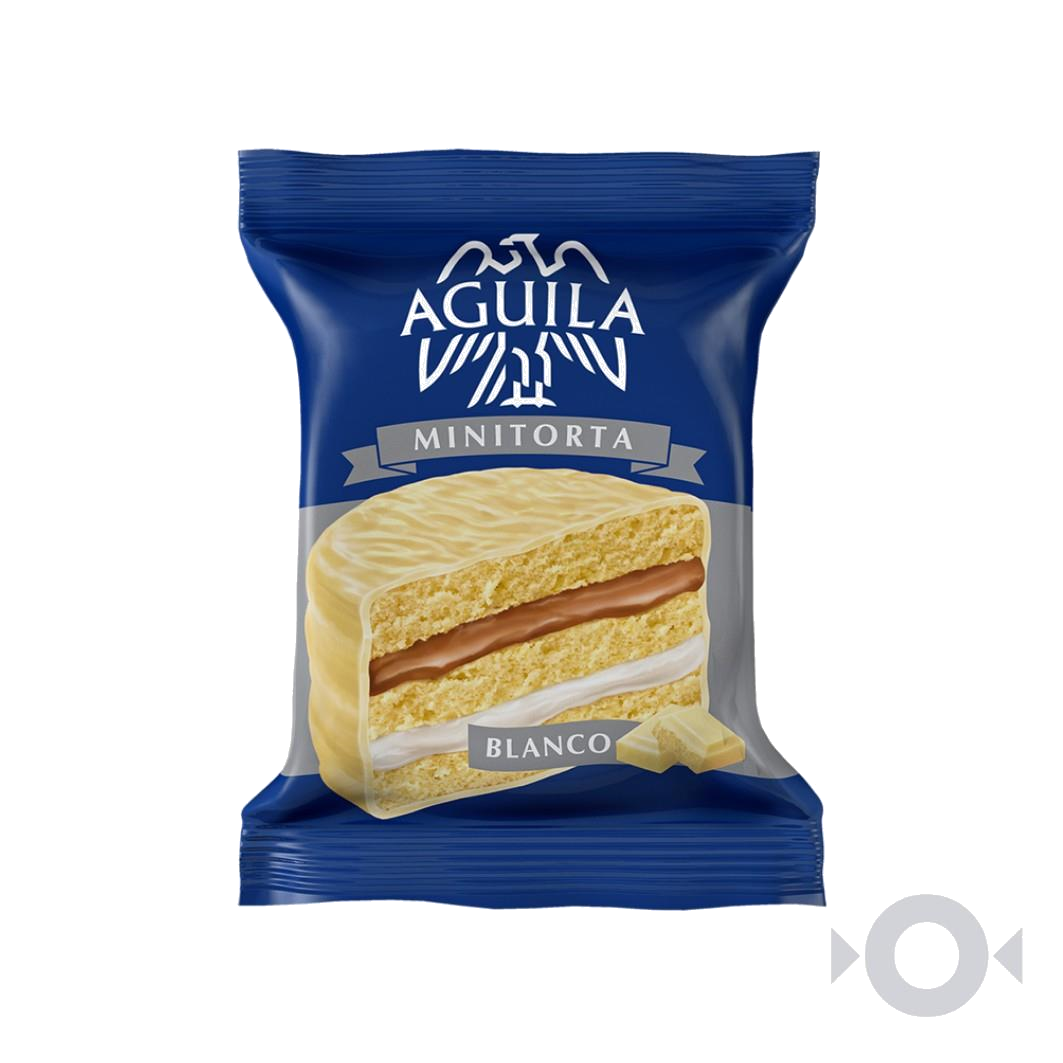 ARCOR AGUILA ALFAJOR MINITORTA TRIPLE BLANCO X69GRS