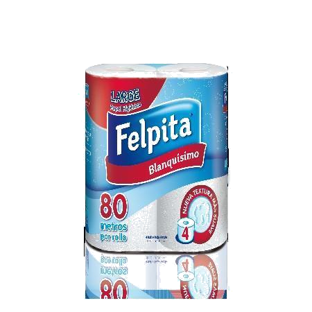 FELPITA PH BLANQUISIMO SIMPLE HOJA X 4U X 80MTS