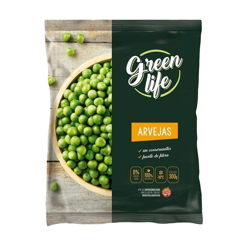 GREEN LIFE ARVEJA CONGELADA X 300G
