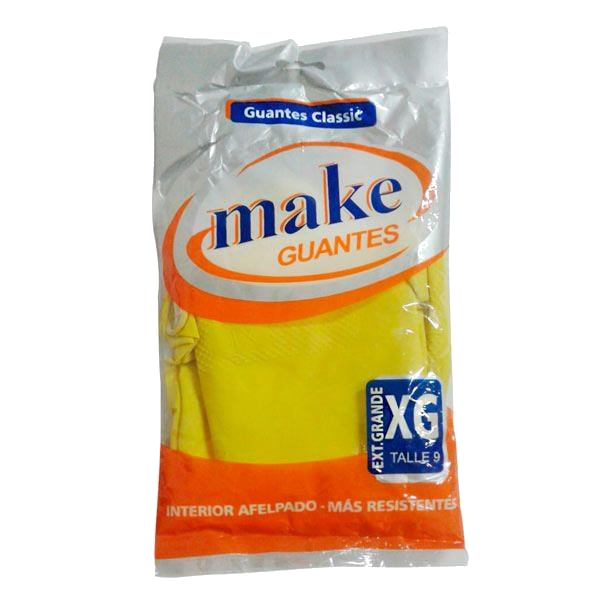 GUANTES AFELPADOS MAKE EXTRA GRANDE
