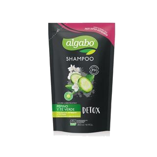 SHAMPOO DETOX ALGABO PEPINO Y TE VERDE X300ML D/P