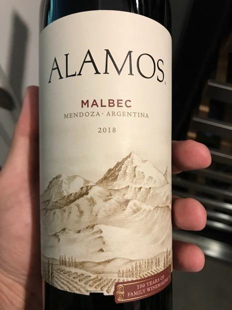 ALAMOS VINO TINTO MALBEC  750ML