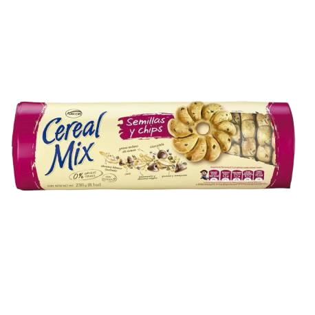 GALL. CEREAL MIX SEMILLAS Y CHIPS X 207GR