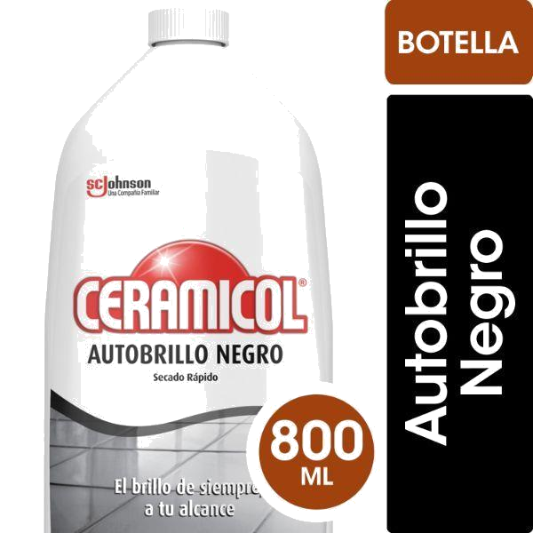 CERAMICOL BRILLO NEGRO X 800