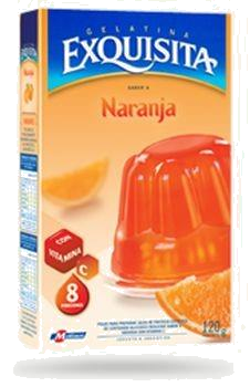 GELATINA EXQUISITA NARANJA X 40GR