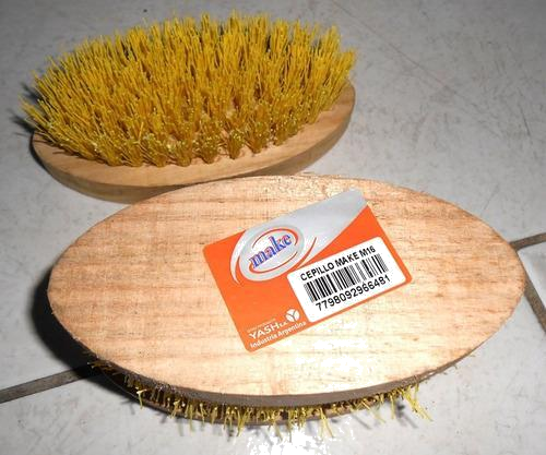 CEPILLO DE MANO OVALADO DE MADERA