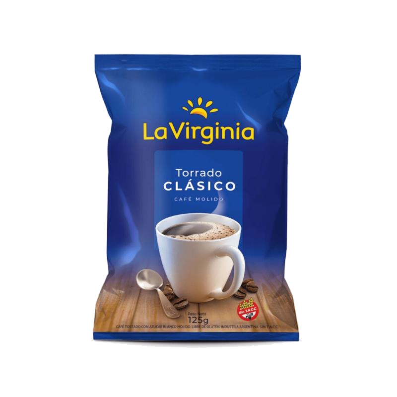 CAFE LA VIRGINIA EQUILIBRADO MOLIDO TORRADO 125G.