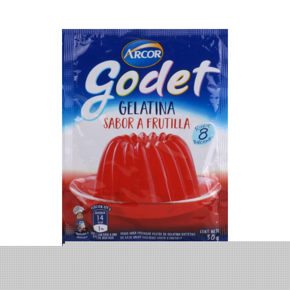 GODET GELATINA FRUTILLA