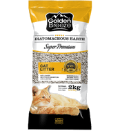 PIEDRAS SANITARIAS PARA GATO GOLDEN BREEZE X 2KG