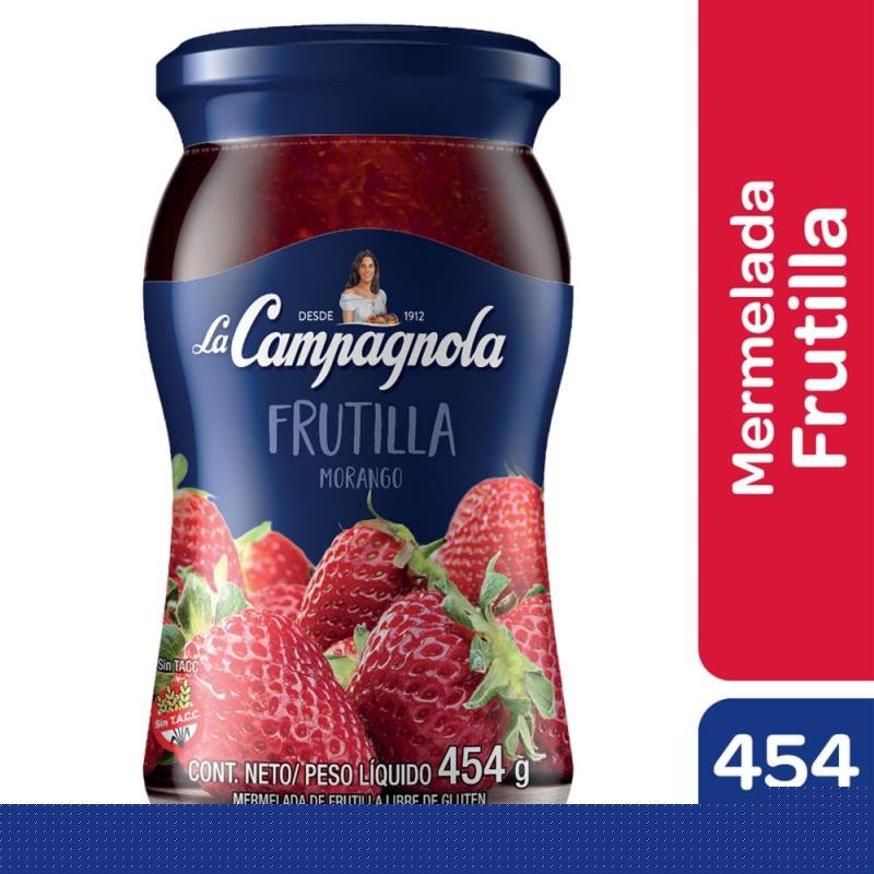 MERMELADA LA CAMPAGNOLA FRUTILLA X 454 G