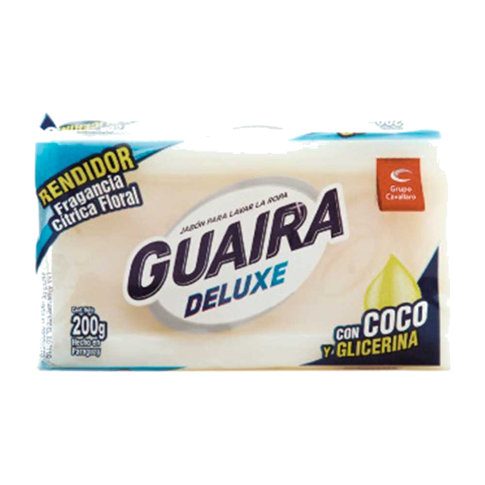 JABON BARRA GUAIRA BLANCO 2 X 150 GR