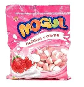 PAST. DE GOMA FRUT. Y CREMA MOGUL X 500G.