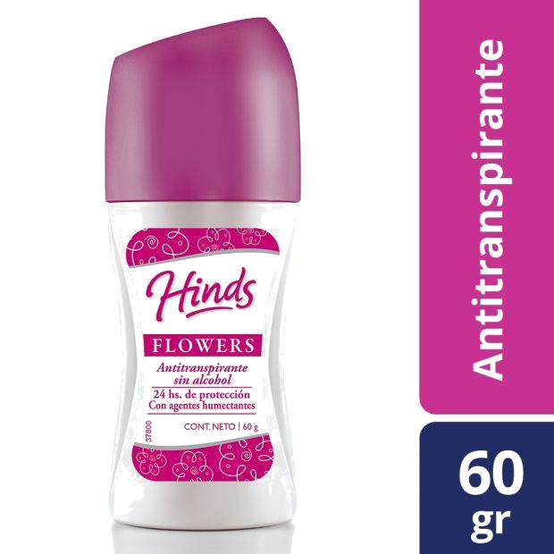 HINDS ANTITRANSPIRANTE ROSA FLOWERS ROLLON X60ML