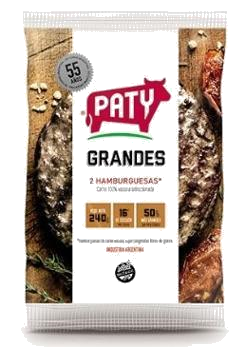 HAMBURGUESAS PATY GRANDES X 2UN PAQ.