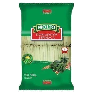 FIDEO MOLTO ESPINACA DOBLADITOS X 500G
