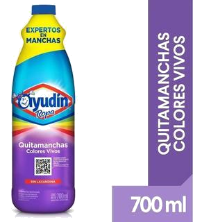 QUITAMANCHAS AYUDIN GEL ROPA COLOR 700 ML