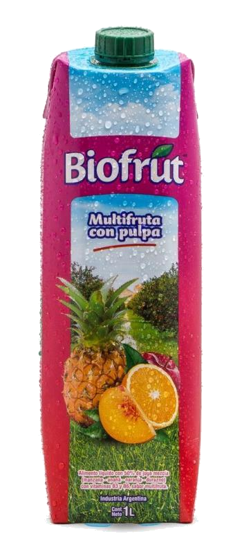 JUGO BIOFRUT NARANJA DURAZNO X 1 L